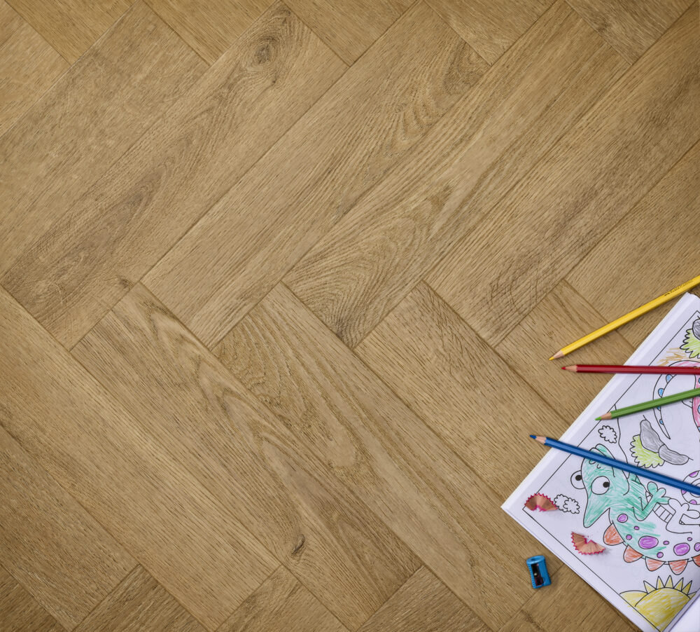 Elements LVT Herringbone Barn Oak