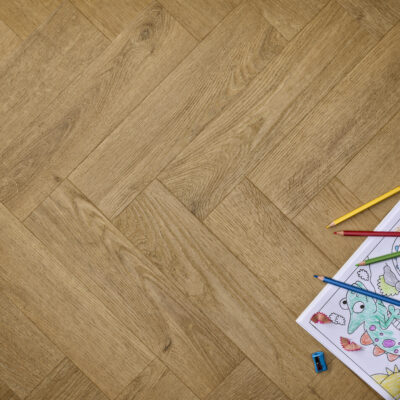 Elements LVT Herringbone Barn Oak