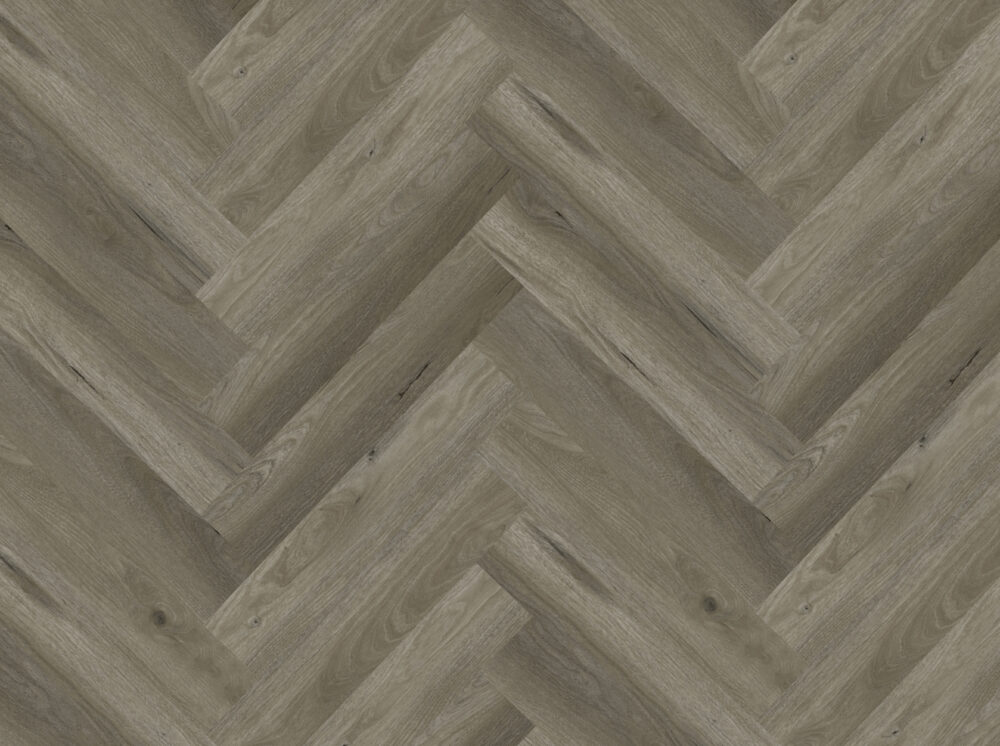 Alva LVT French Grey Herringbone - Image 2