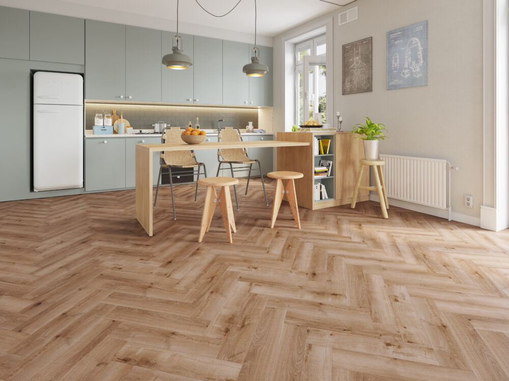 Alva LVT French Oak Herringbone