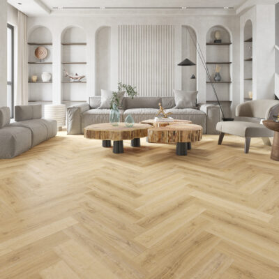 Alva LVT Barley Oak Herringbone