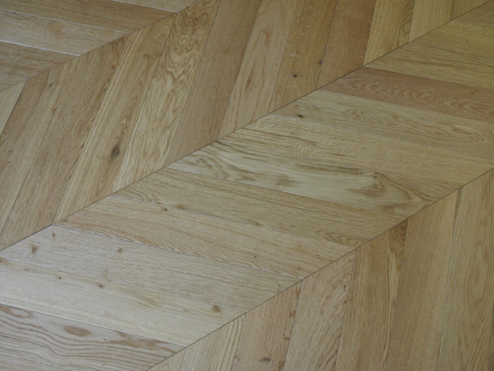 14/3 x 90mm Natural Oiled Chevron