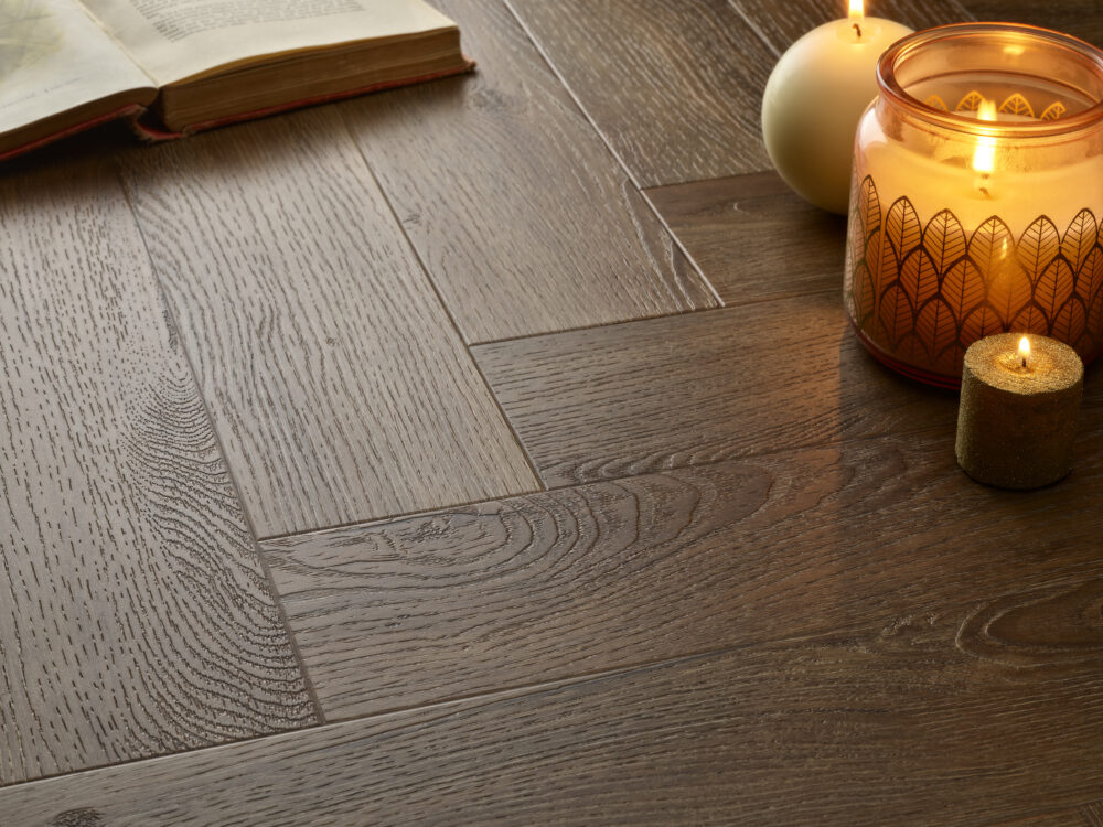 Elements LVT Herringbone Espresso