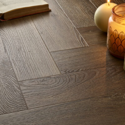 Elements LVT Herringbone Espresso