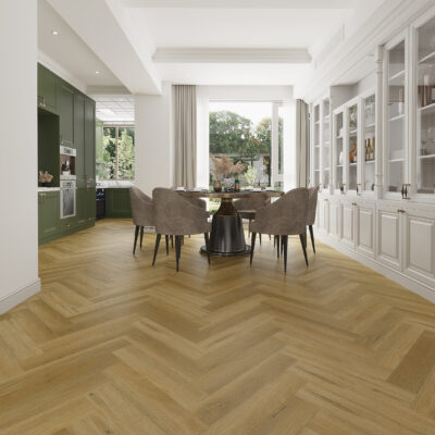 Allora Lux Golden Oak Herringbone