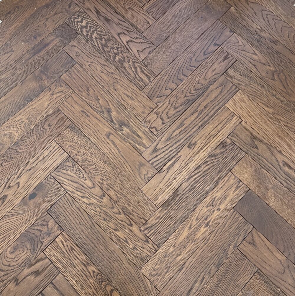10/3 x 90mm Whiskey Oak Herringbone - Image 3