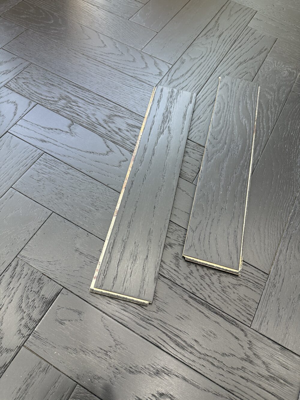 10/3 x 90mm Galaxy Black Herringbone - Image 3