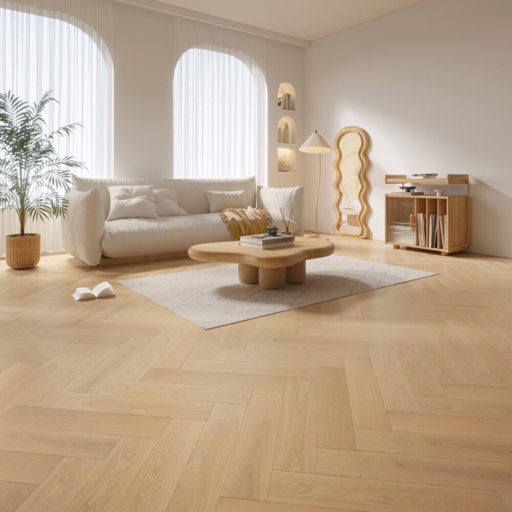 14/3 x 125mm Invisible Finish AB Grade Herringbone