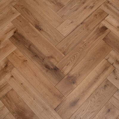18/3 x 80mm Natural Brushed & Lacquered Herringbone - Image 8