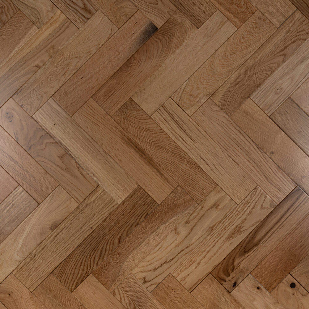 18/4 x 90mm Natural Lacquered Herringbone - Image 3