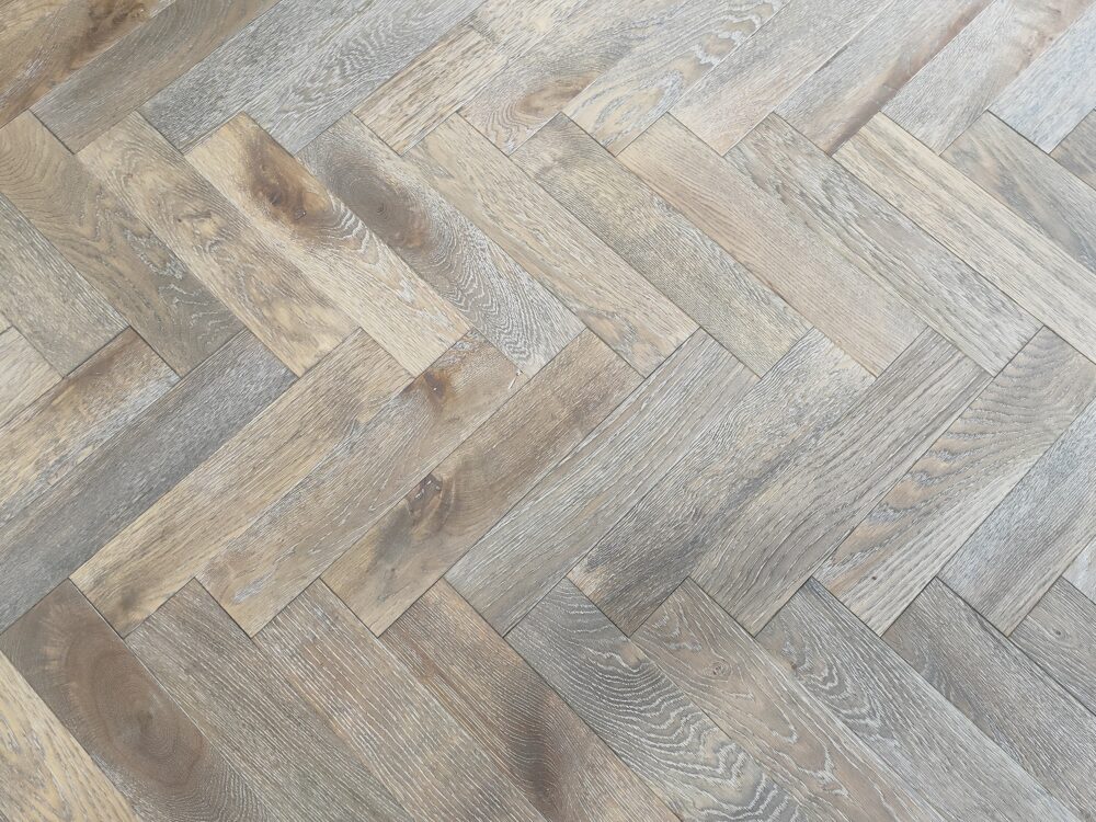 18/4 x 90mm Grey Hard Waxed Herringbone - Image 2