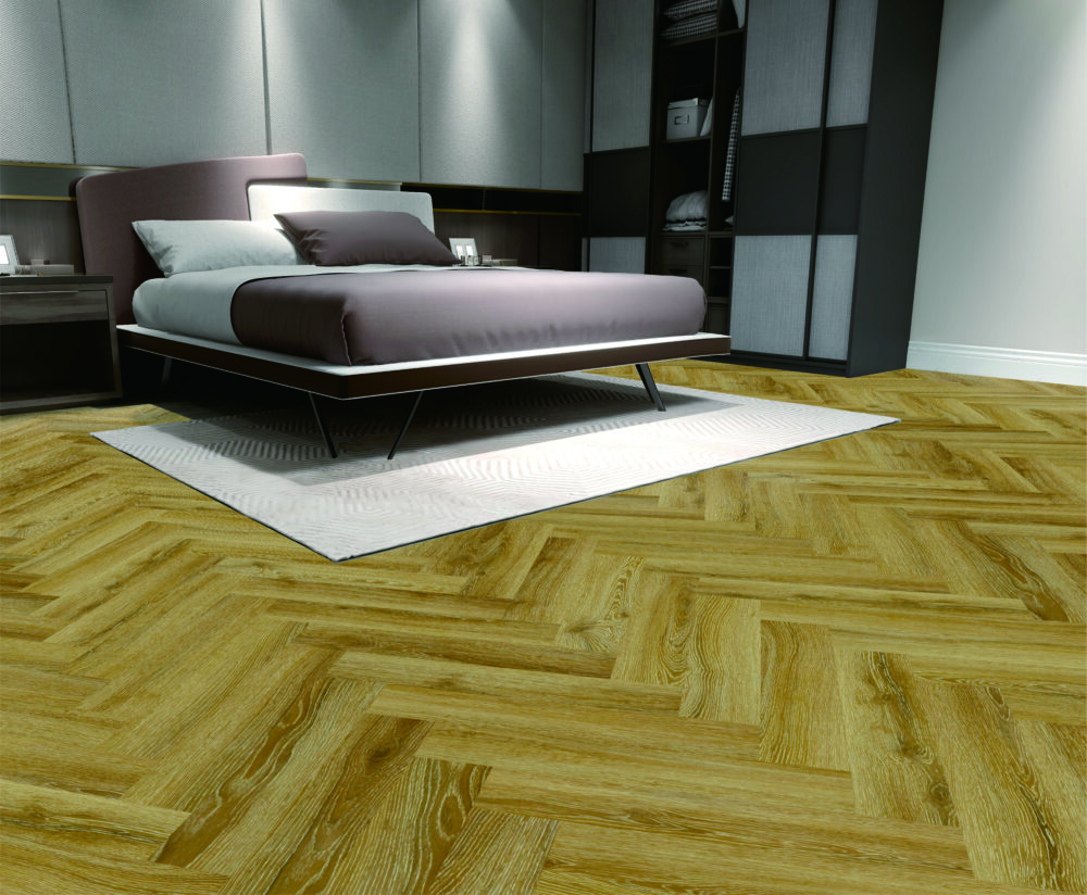 Nordikka SPC Honey Oak Herringbone