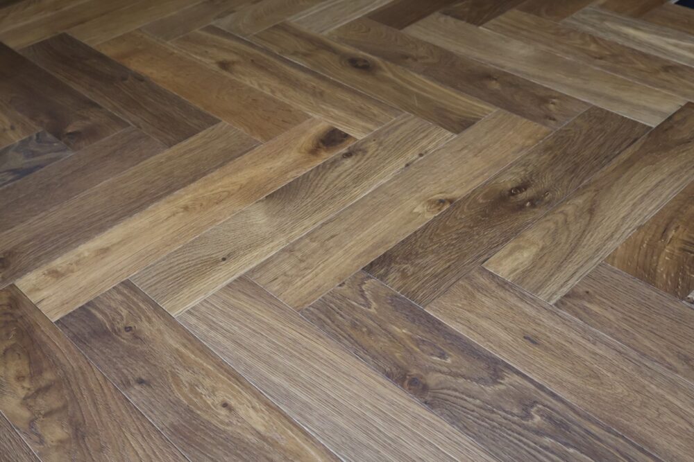 14/3 x 90mm Natural Smoked Dark Herringbone - Image 8
