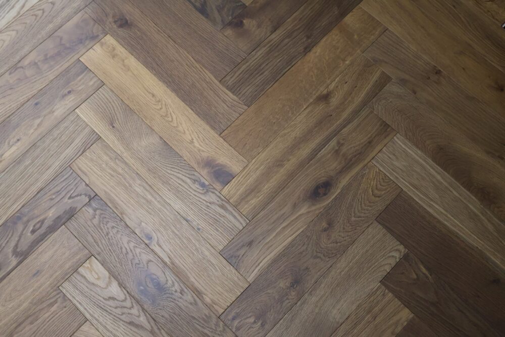 14/3 x 90mm Natural Smoked Dark Herringbone - Image 11