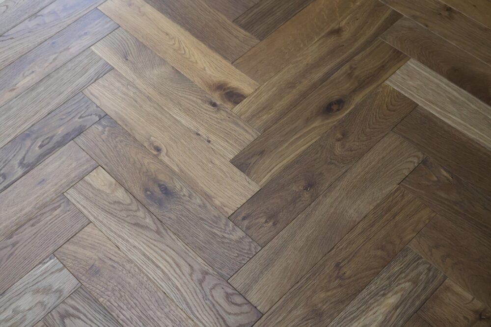 14/3 x 90mm Natural Smoked Dark Herringbone - Image 13