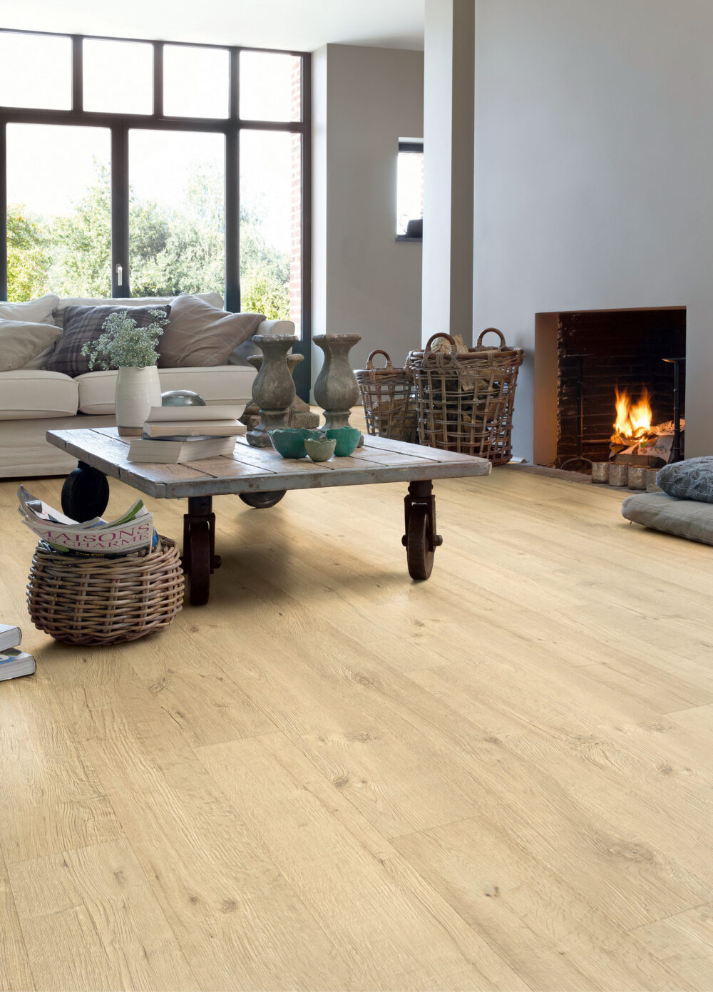 Quick-Step Impressive Ultra Sandblasted Oak Natural - Image 2