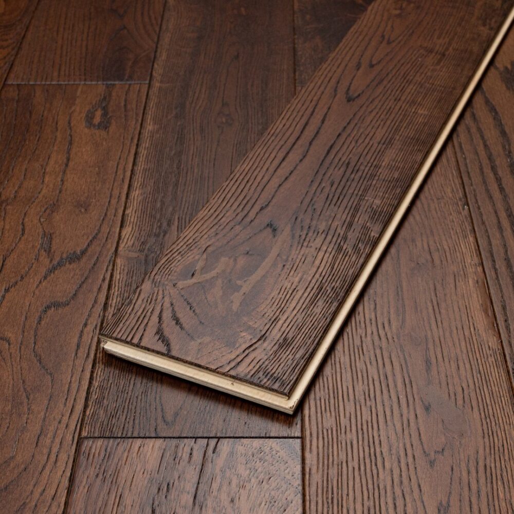 14/3 x 125mm Whiskey Oak Brushed & Lacquered - Image 2
