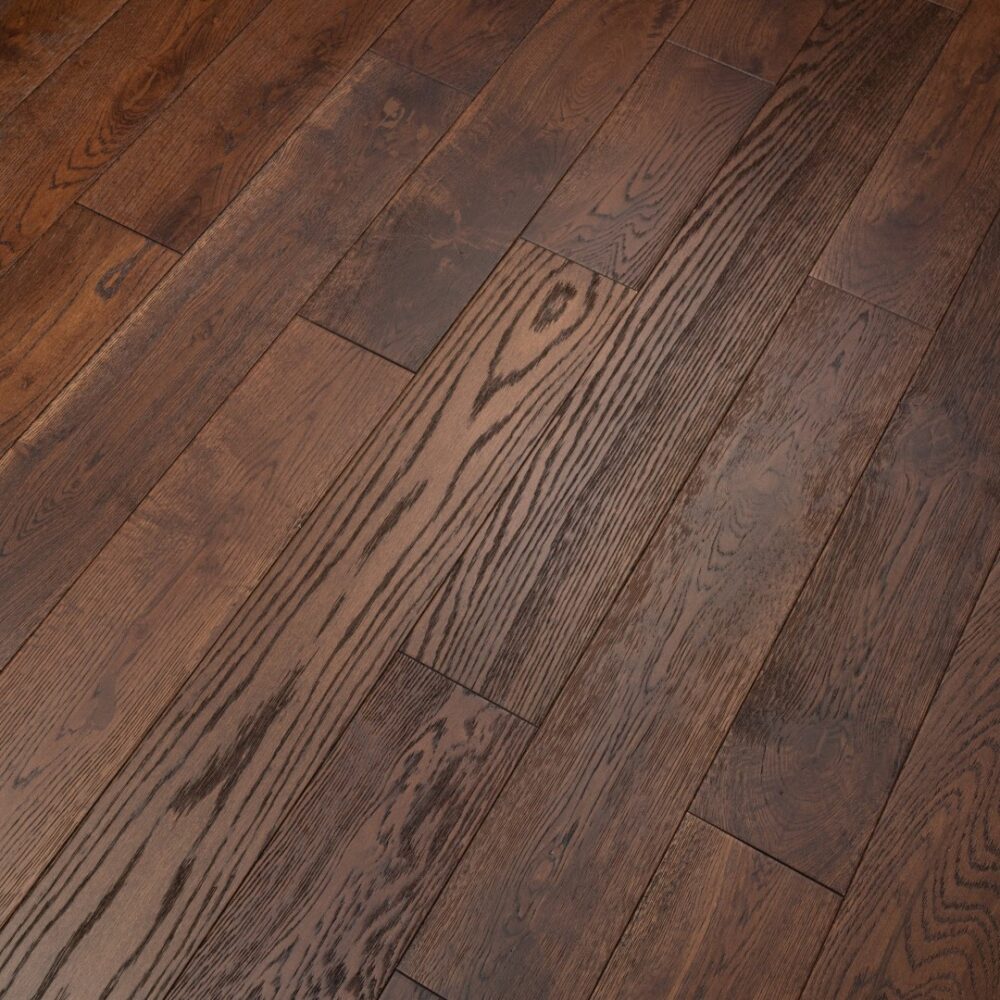 14/3 x 125mm Whiskey Oak Brushed & Lacquered