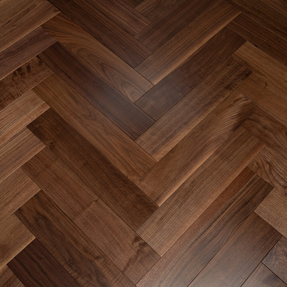 American Walnut Lacquered Herringbone - Image 2