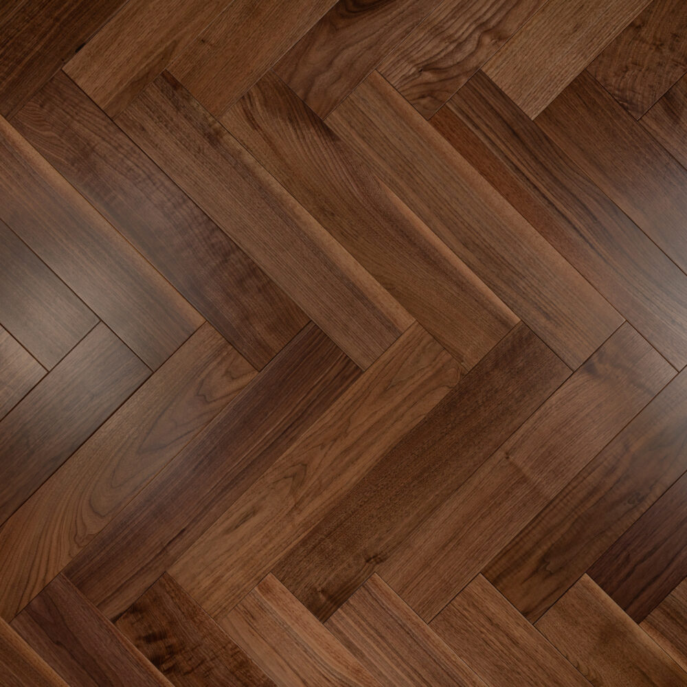 American Walnut Lacquered Herringbone - Image 5