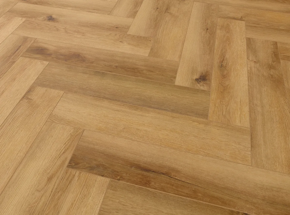 Hydroloc SPC Warm Oak Herringbone - Image 2