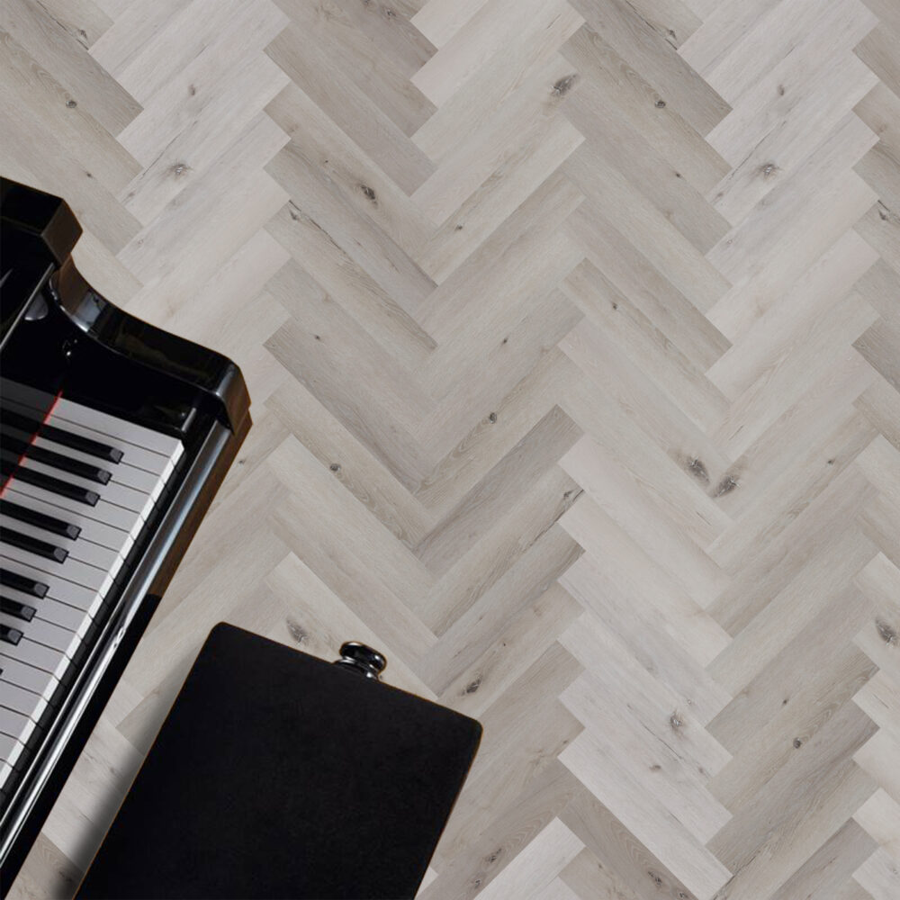 Nordikka LVT White Maple Herringbone - Image 2