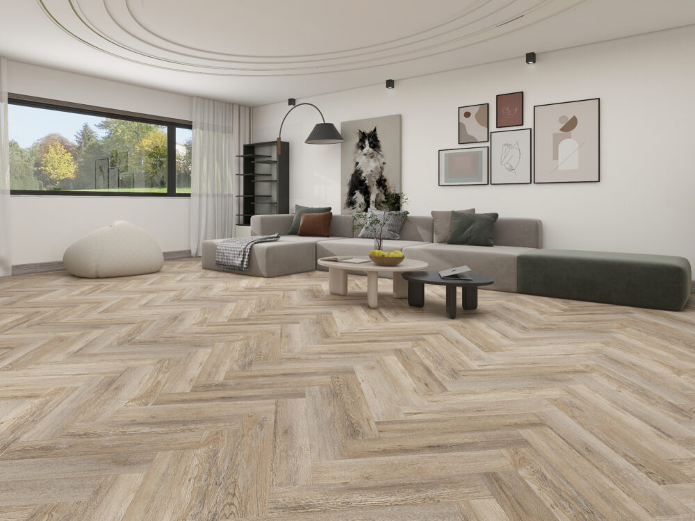 Honey Oak Herringbone - Image 3