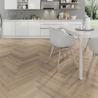Lignum Fusion Greige Oak 12mm Herringbone - Image 5
