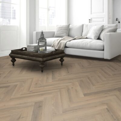 Lignum Fusion Greige Oak 12mm Herringbone - Image 6