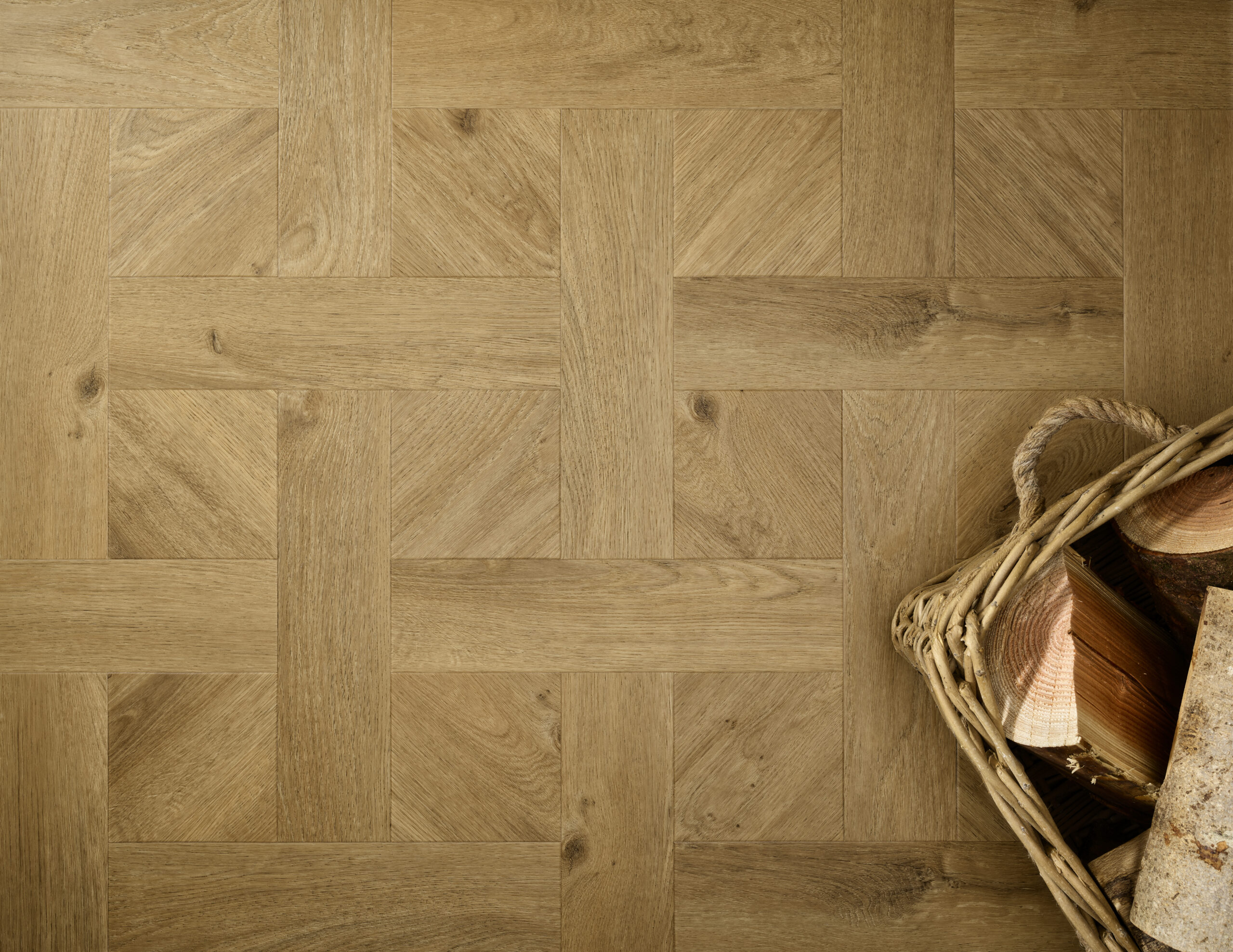 Elements Basketweave Barn Oak