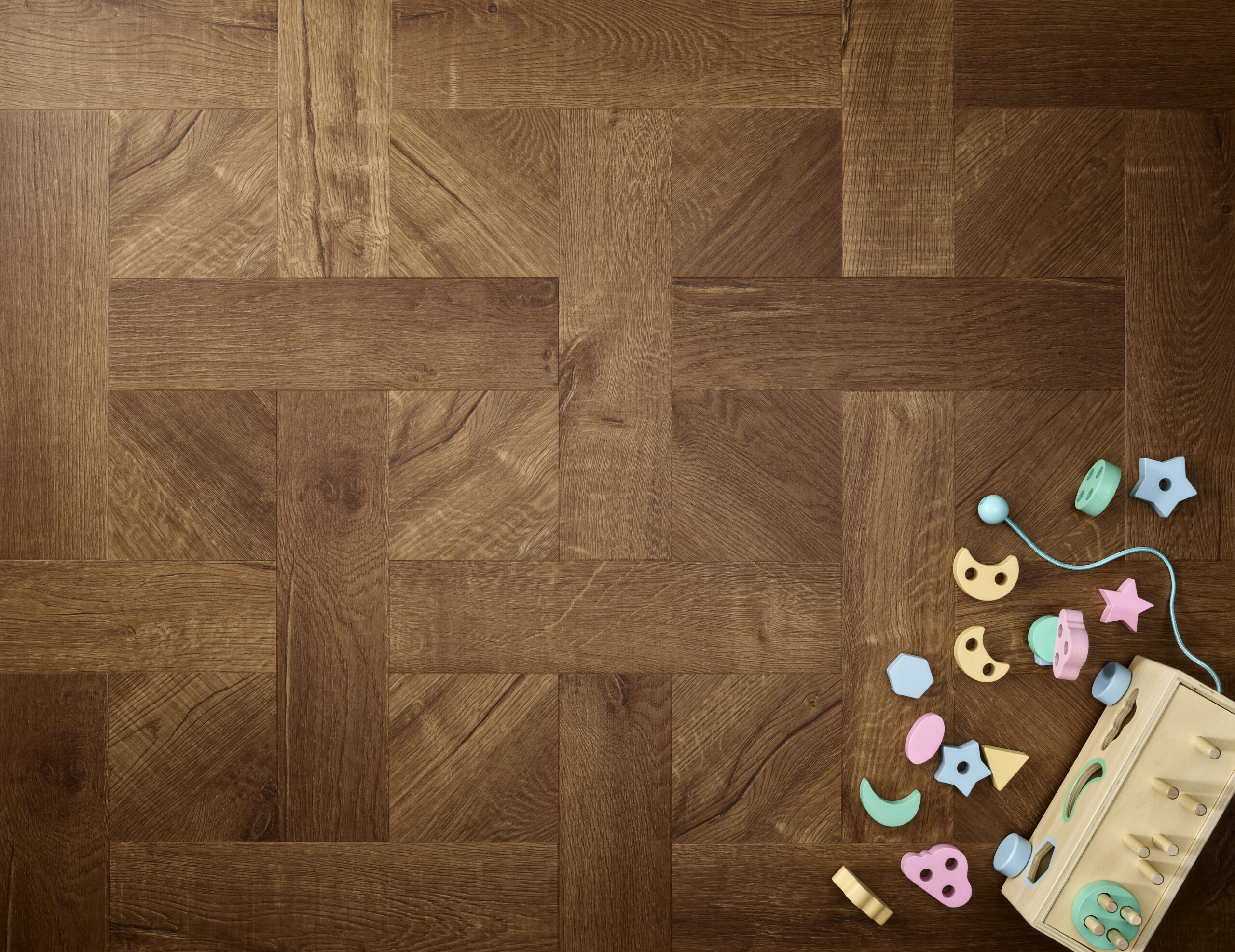 Elements Basketweave Royal Oak - Image 8