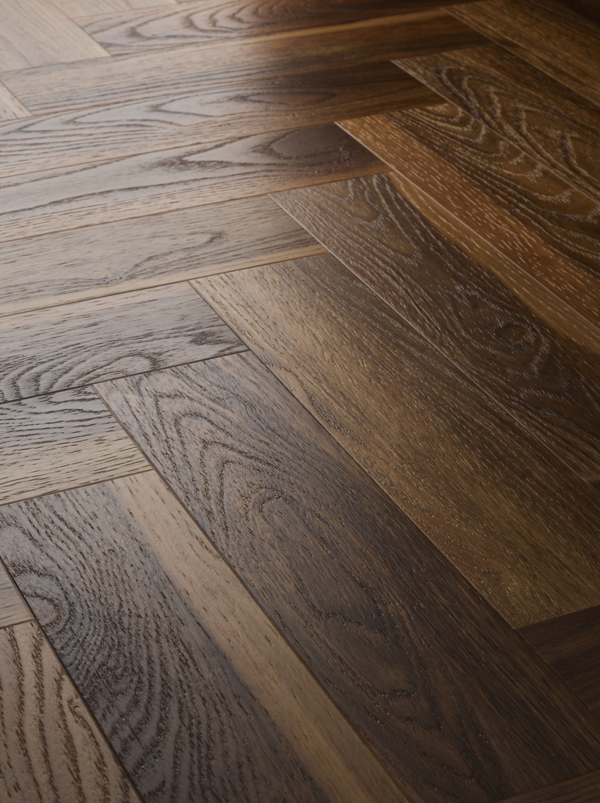 Textures LVT Herringbone Warm Walnut - Image 5