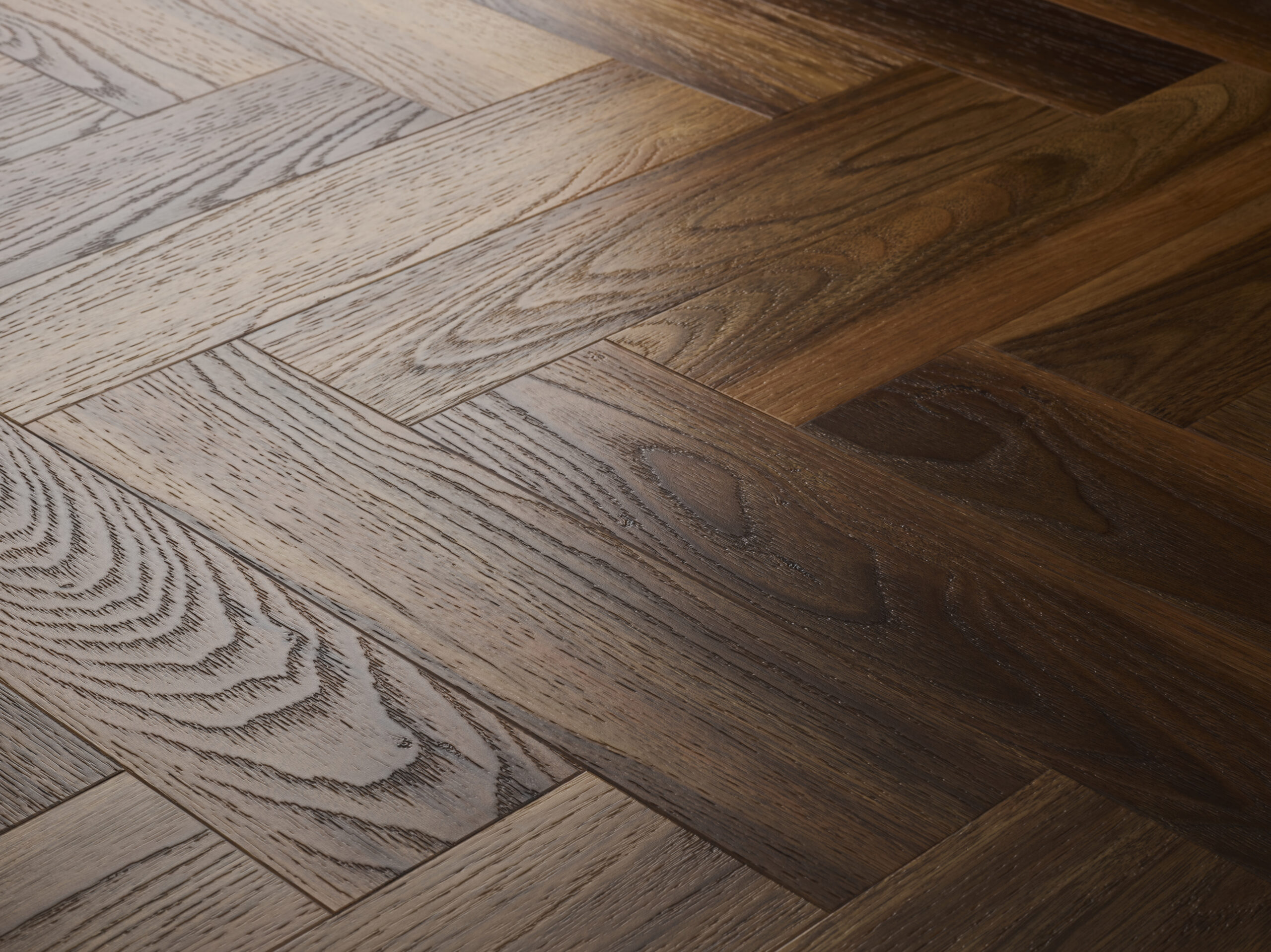 Textures LVT Herringbone Warm Walnut - Image 7