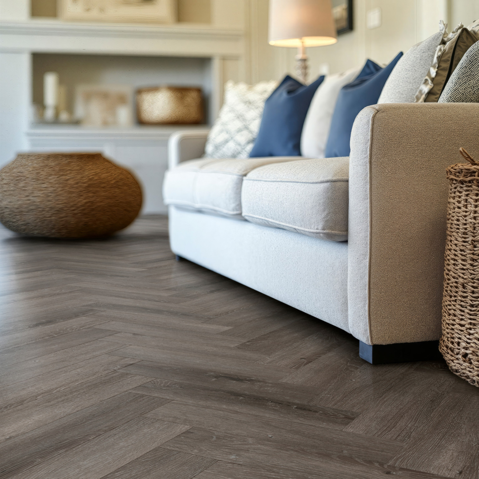 Brampton Chase Studio Designs Herringbone Urban Dusk 16x4