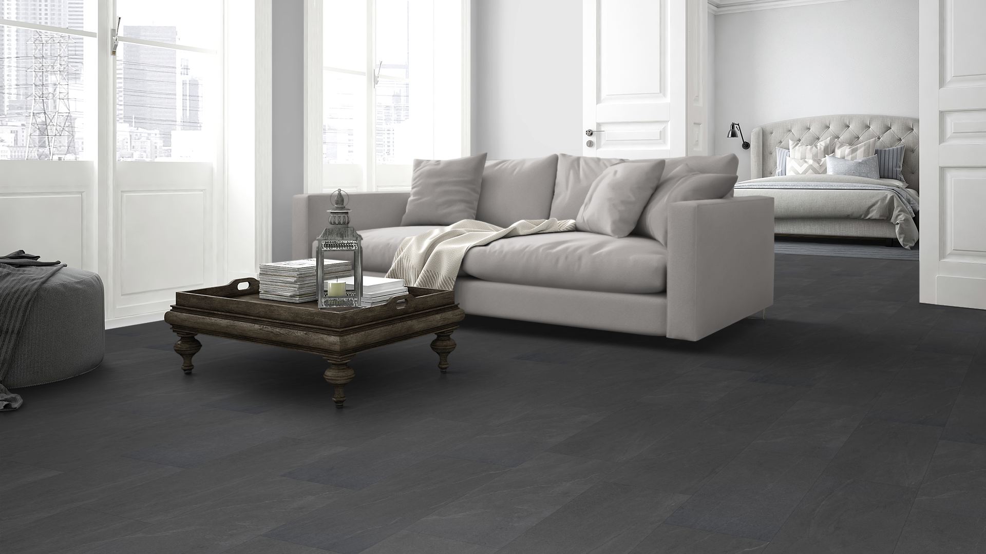 Lignum LVT Charcoal Slate - Image 4