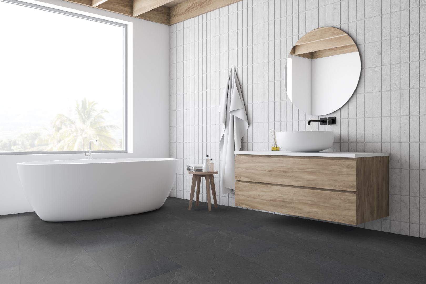 Lignum LVT Charcoal Slate - Image 2