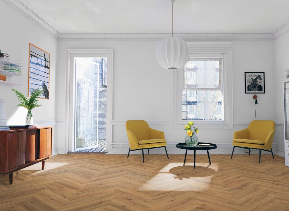 Lignum LVT Ranch Oak Herringbone - Image 3