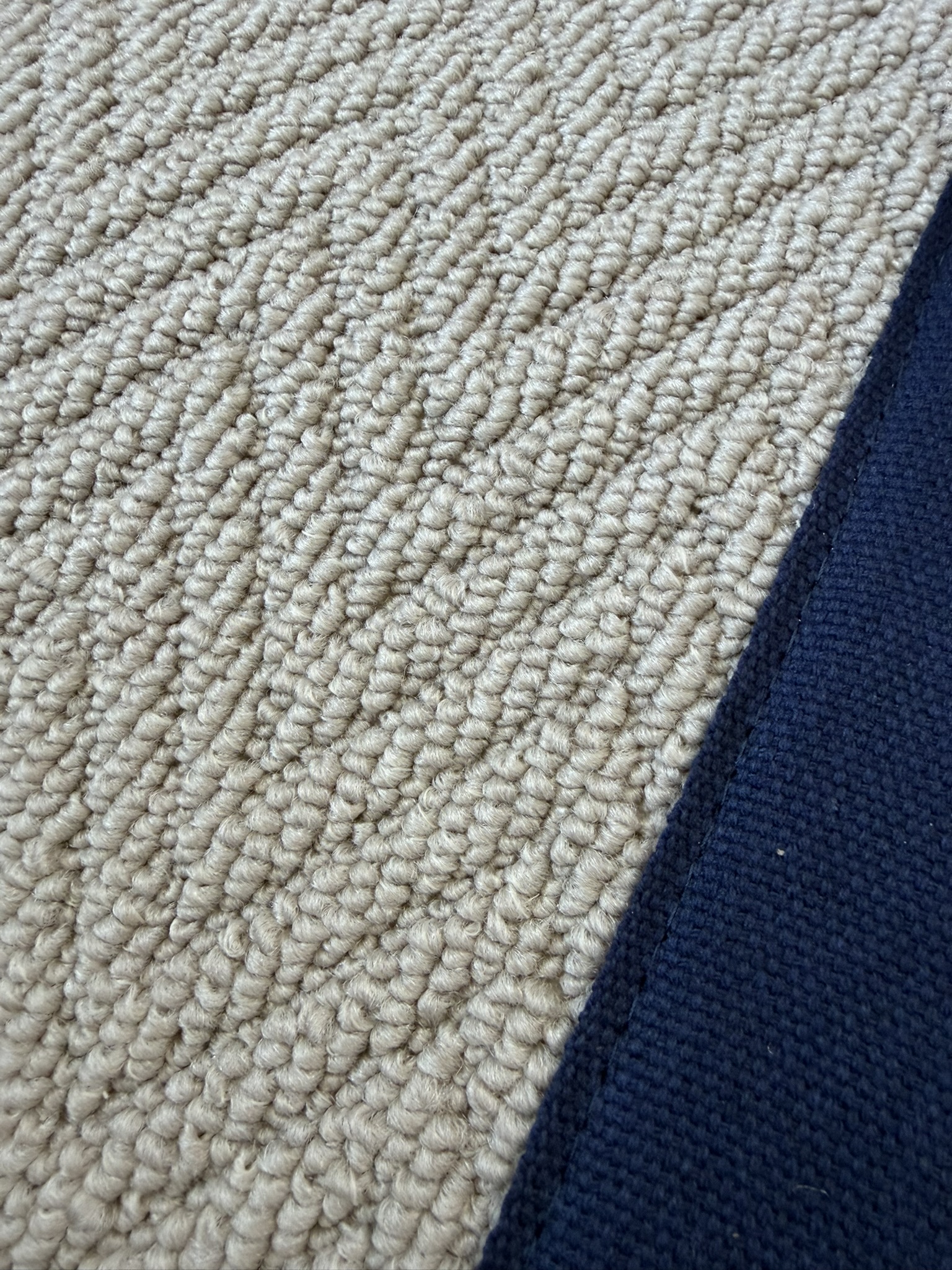 Ocean Latte Herringbone Stair Runner - Image 3