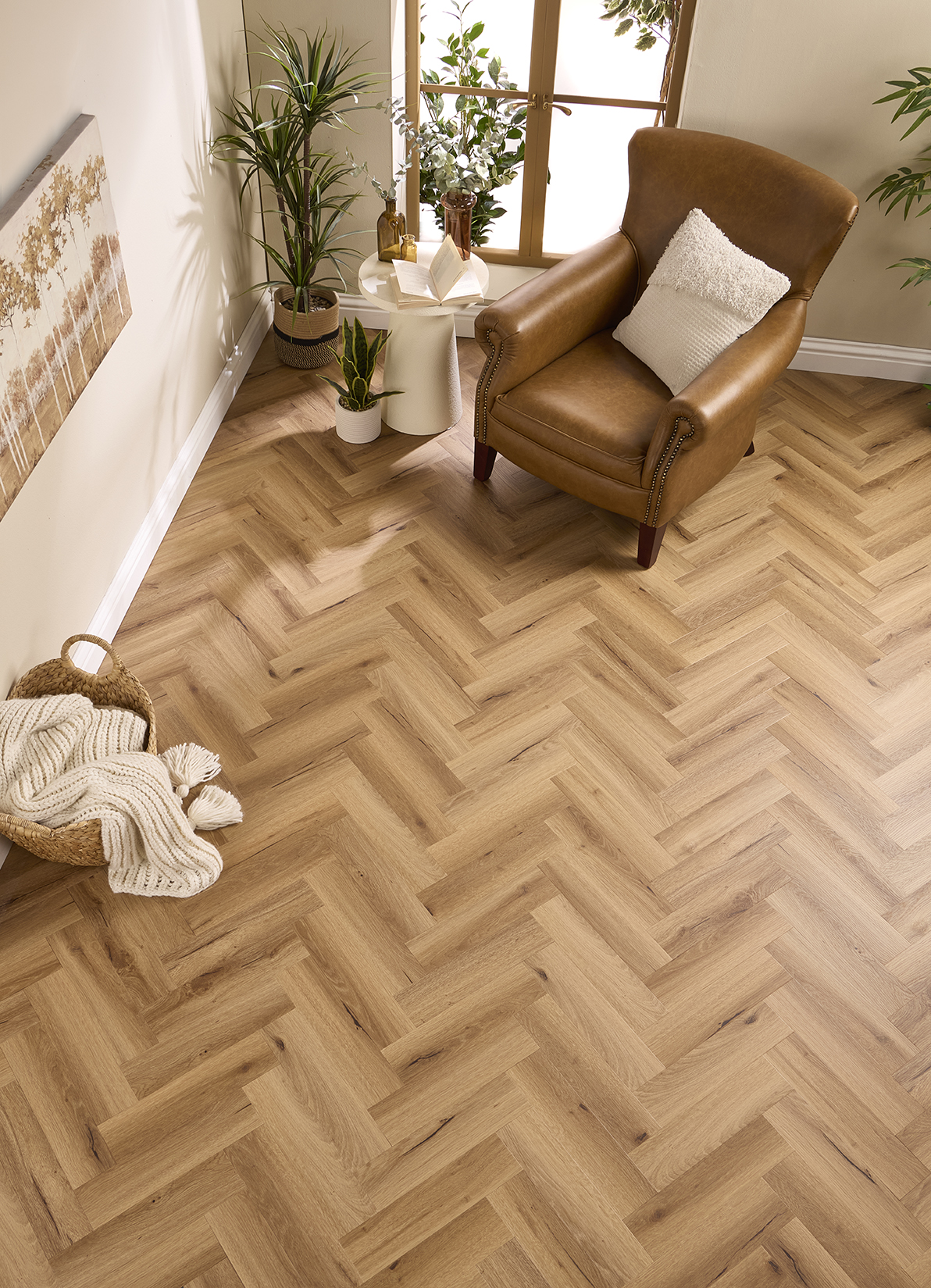 Ettona LVT Herringbone Milan